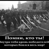 Народ помните кто вы...в Вас течёт кровь победителей! не дайте себя развратить и распилить свою страну, сплотимся и будем дальше делать Россию ЕДИНОЙ многонациональной многоконфесиональной МОГУЧЕЙ страной. Мы сотни лет живём в мире и понимании друг с другом не ужели из-за красивых речей запада и его провокаций мы поддадимся на  всякие гадости ? Не верьте тем кто хочет разрушить страну!
